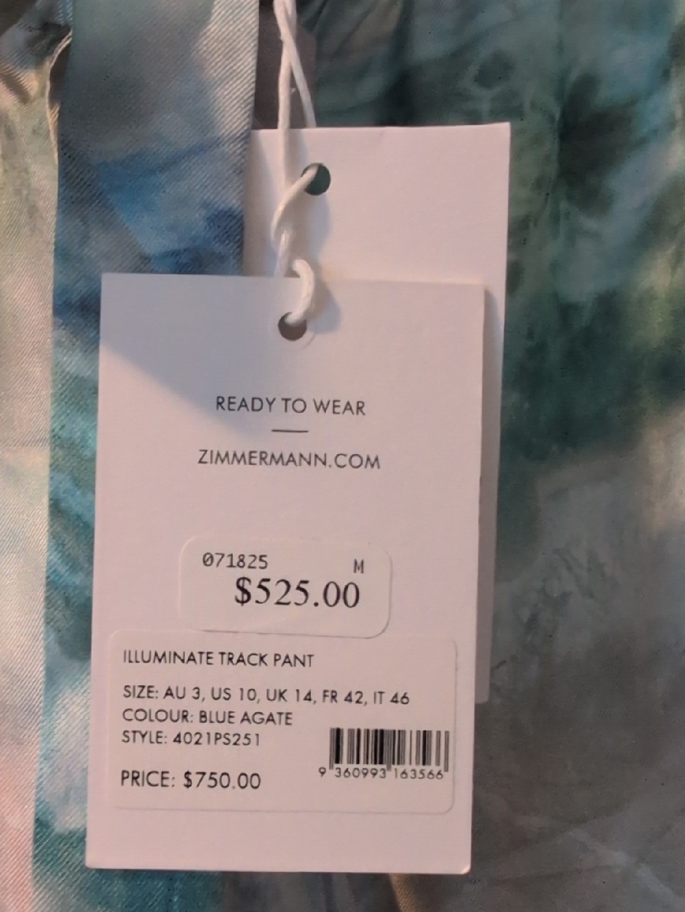 Zimmermann Wide-Leg Illuminate Track Silk Pants - Picture 12 of 13